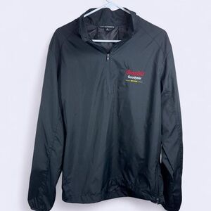 Port Authority Black 1/4 Zip Windbreaker Jacket “Campbell’s Goodyear” | M